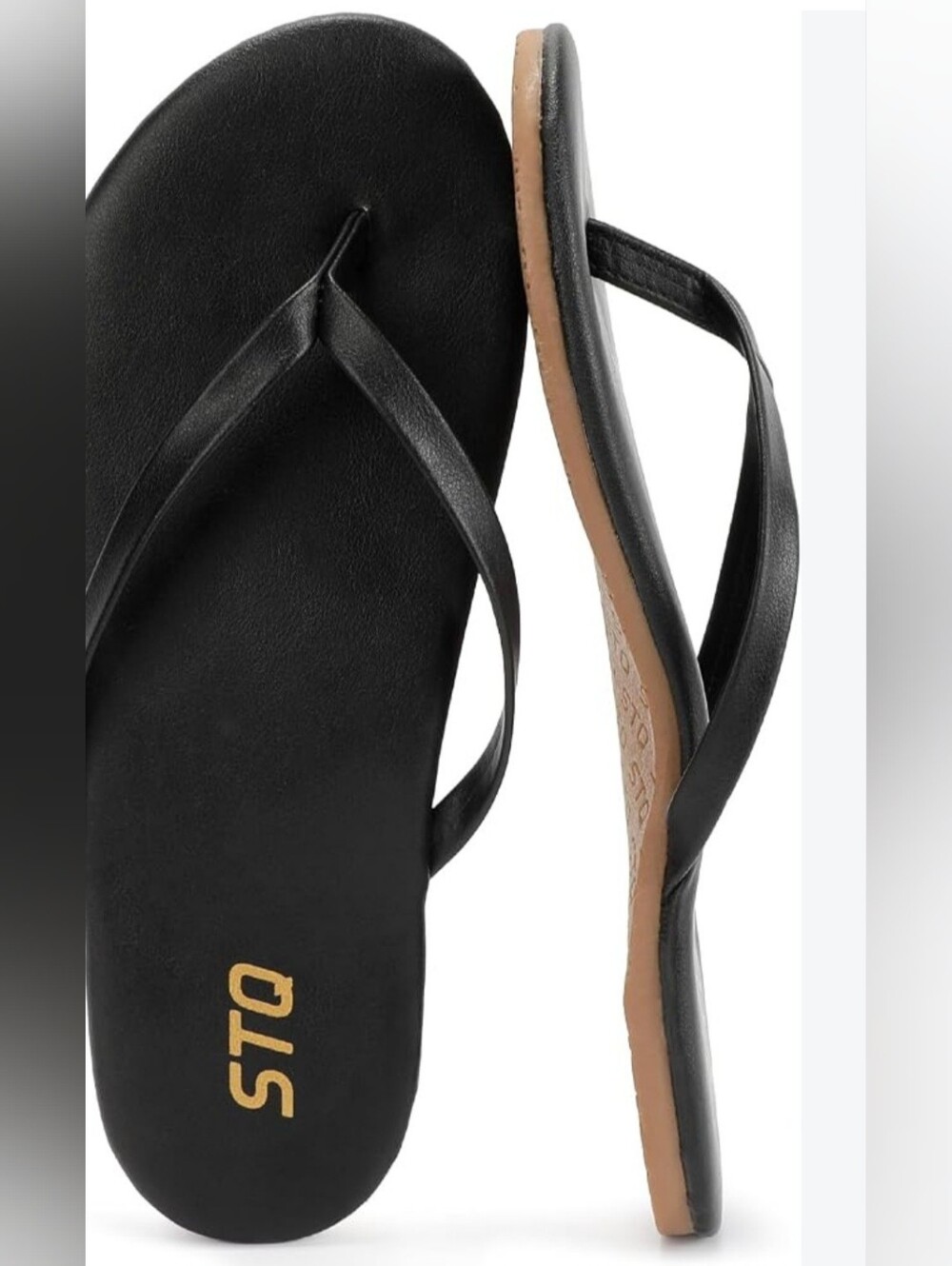 STQ Women's Flip Flops with Arch Thong Sandals